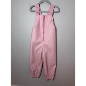 Rise Little Earthling Light Pink Snow/rain Bibs Pants Sz 2-3